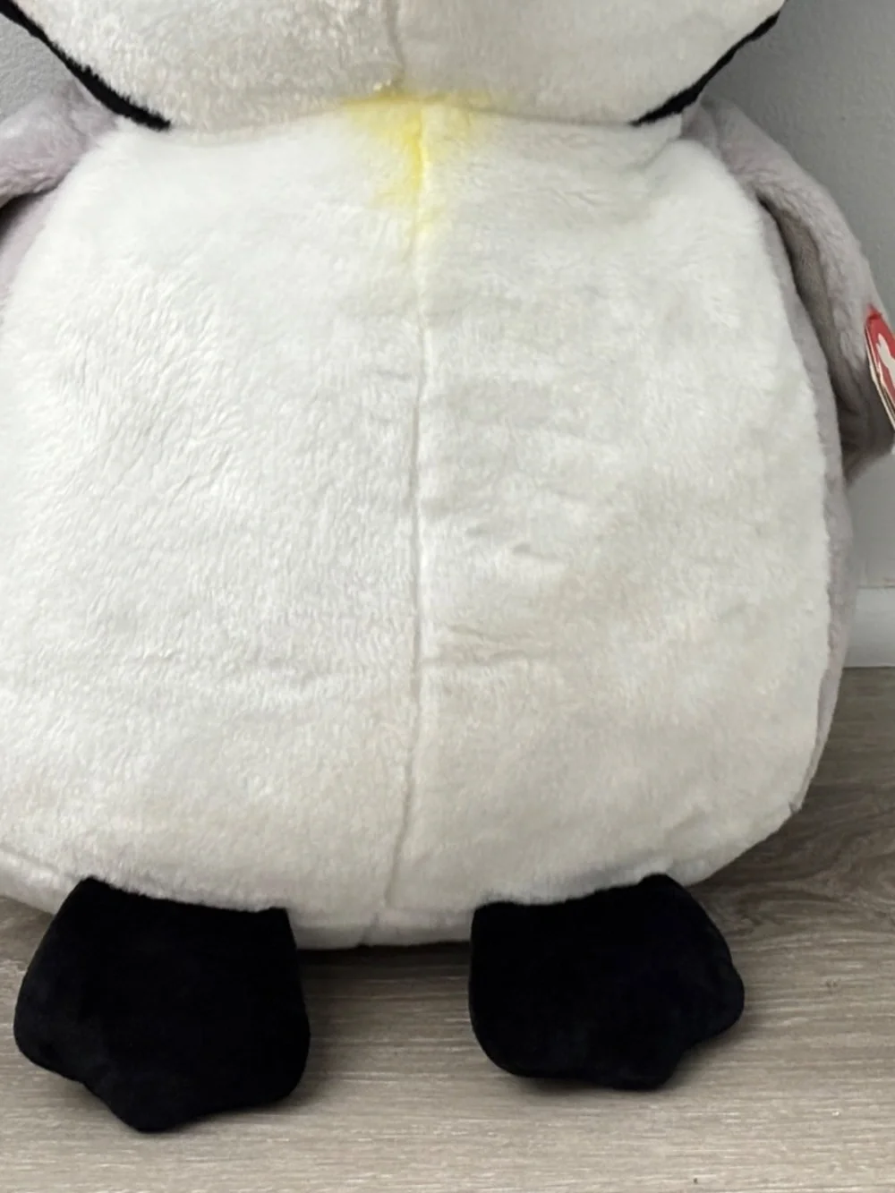 NWT TY Classic Beanie Boo Baby Pongo Penguin Velvety LARGE Plush 16